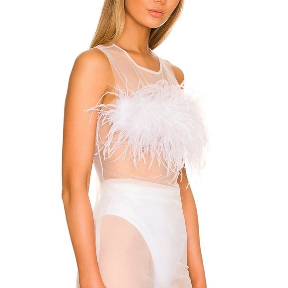 NWT - The Bar Marcel Top in Blanc - Picture 2 of 6